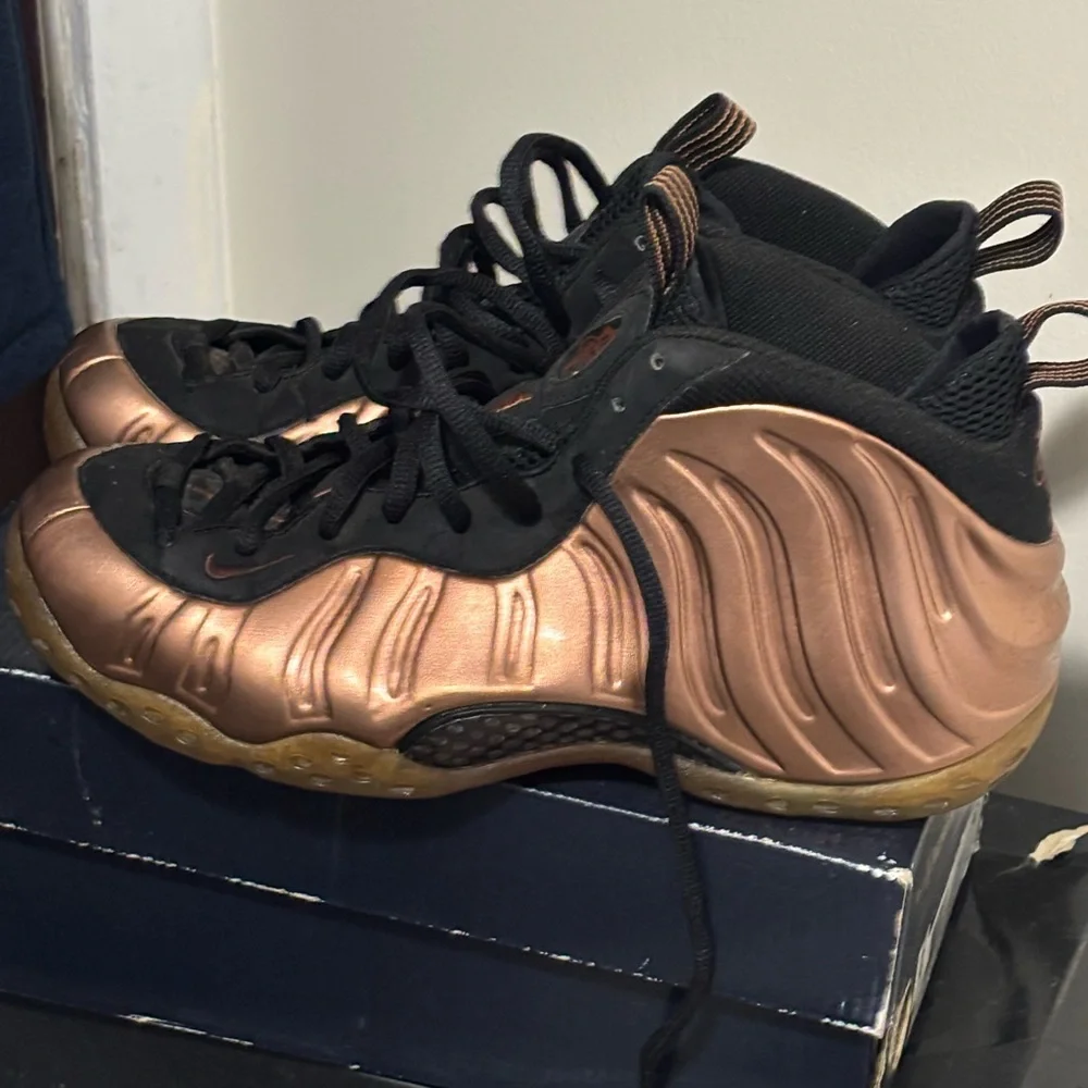 Nike Bronze Foamposite Shoes - Picture 2 of 4